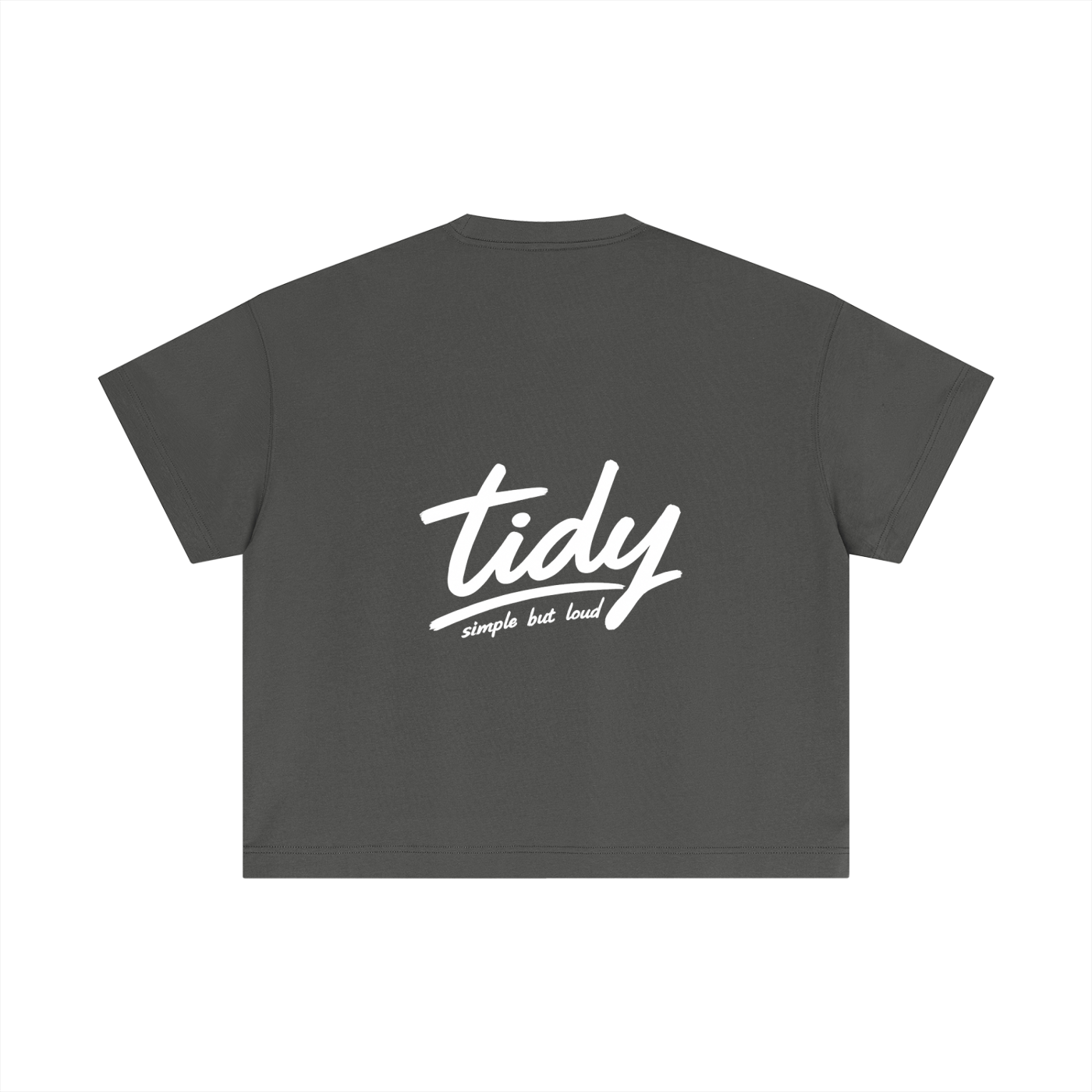 OG Collection White Print Crop T-Shirt