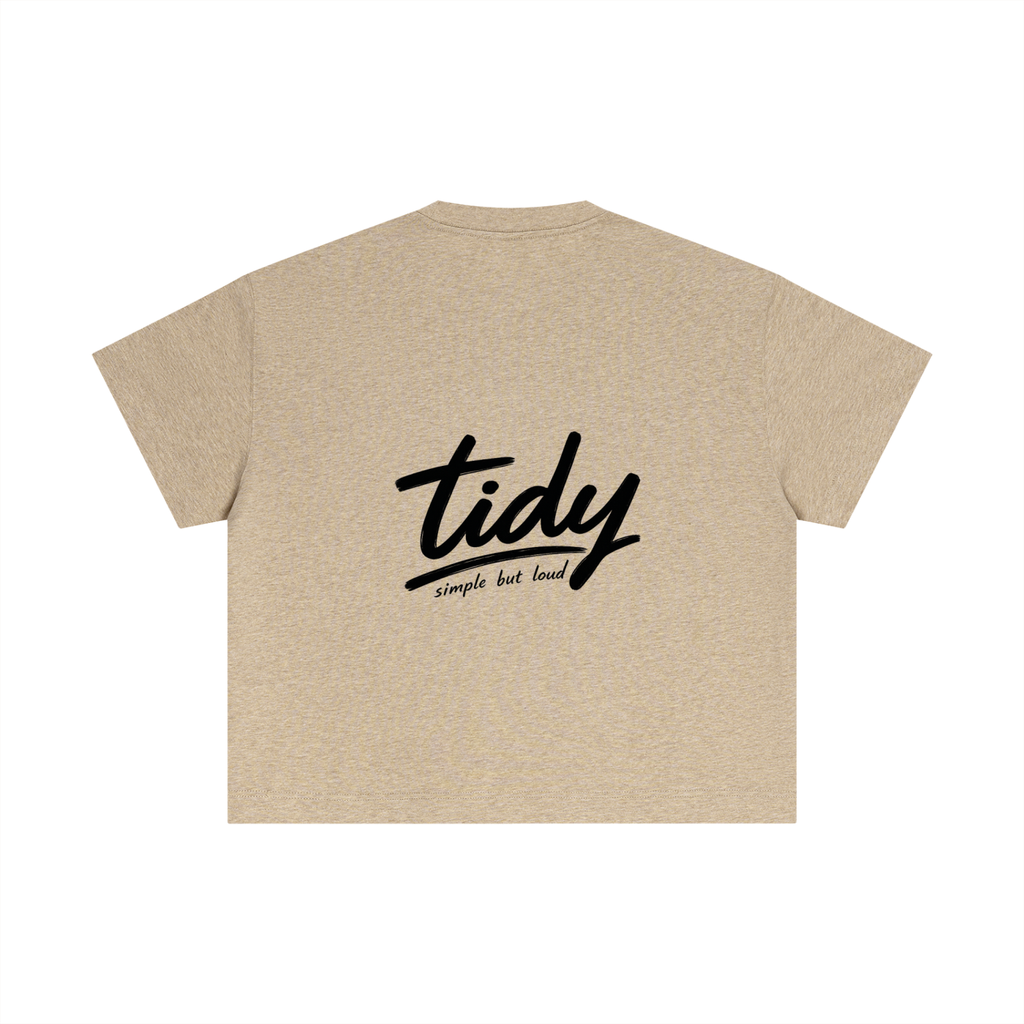 OG Collection Black Print Crop T-Shirt