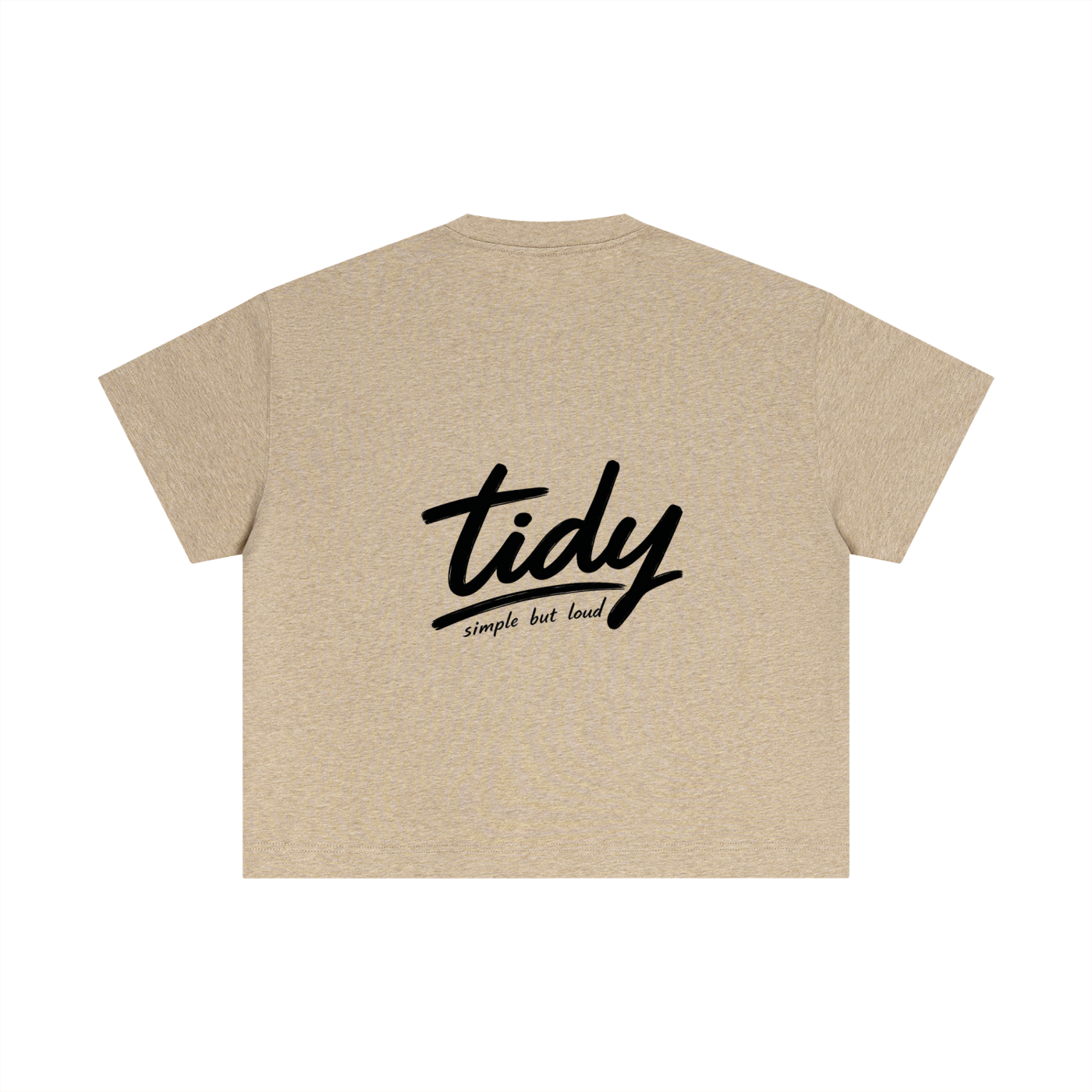 OG Collection Black Print Crop T-Shirt