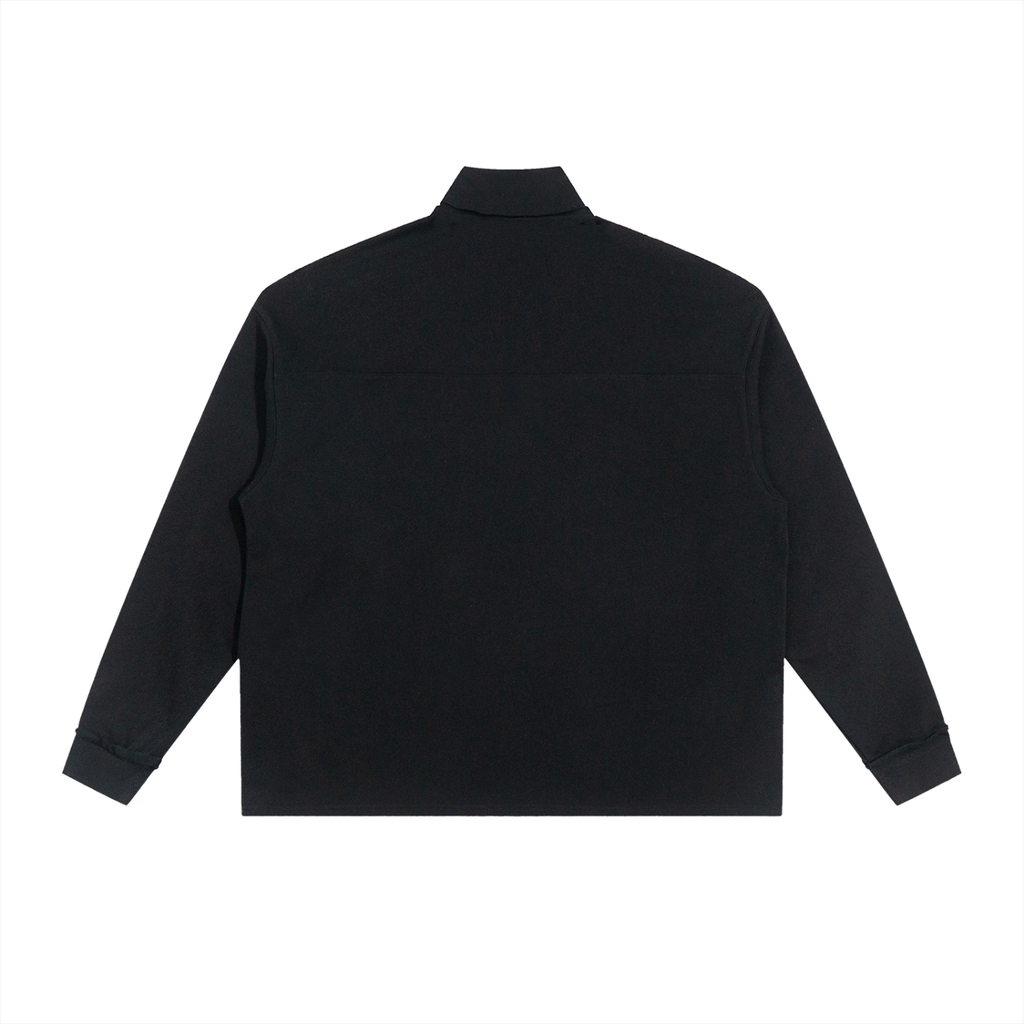 OG Collection White Print Quarter-Zip Sweatshirt