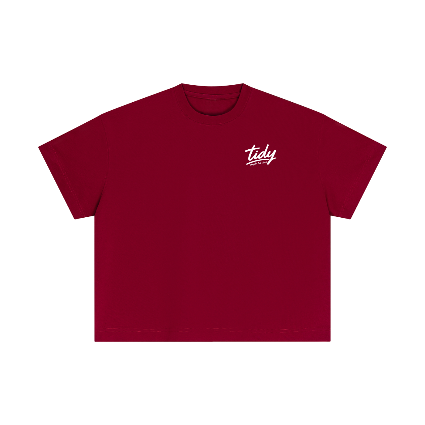 OG Collection White Print Crop T-Shirt