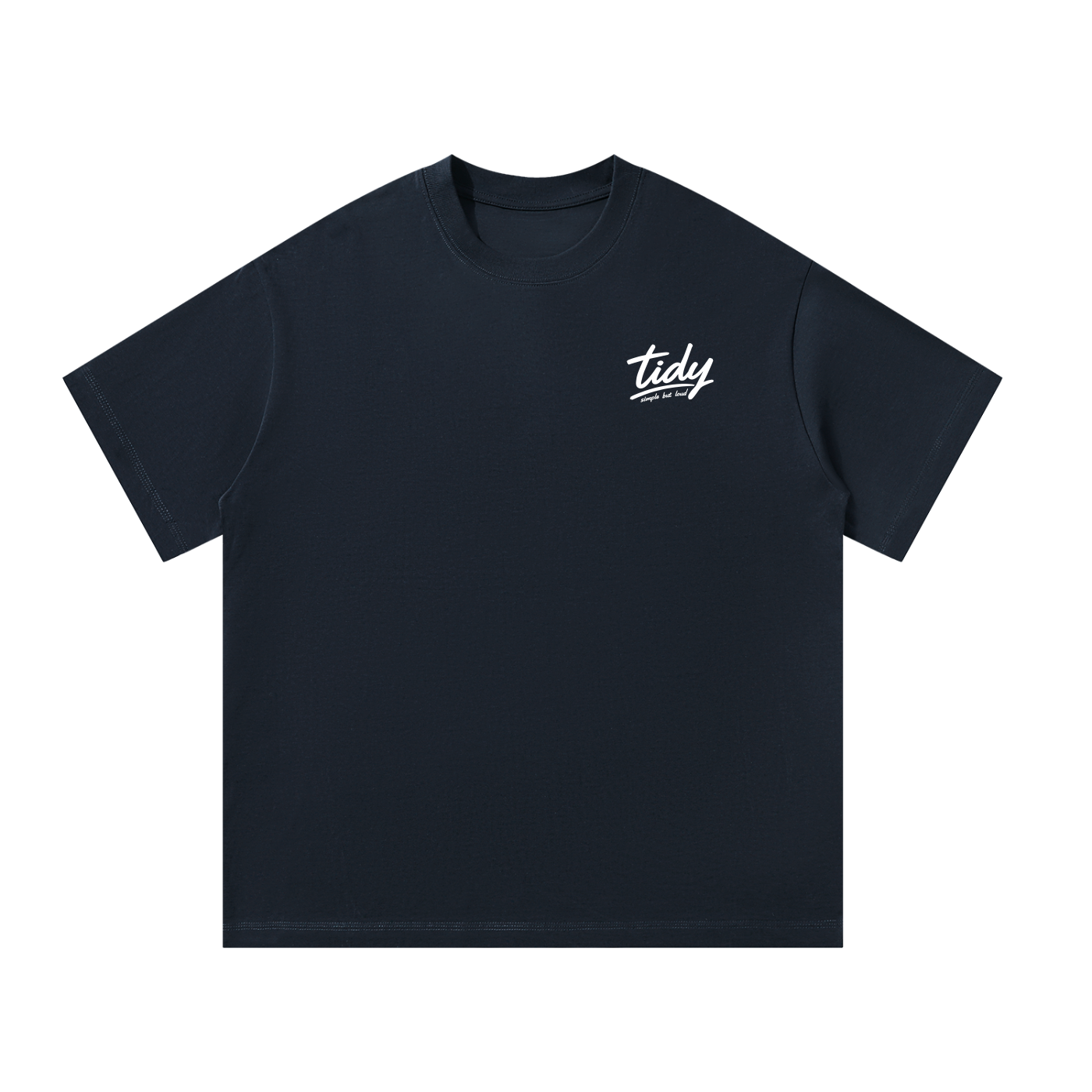 JP Mt Fuji White Print Oversized T-Shirt