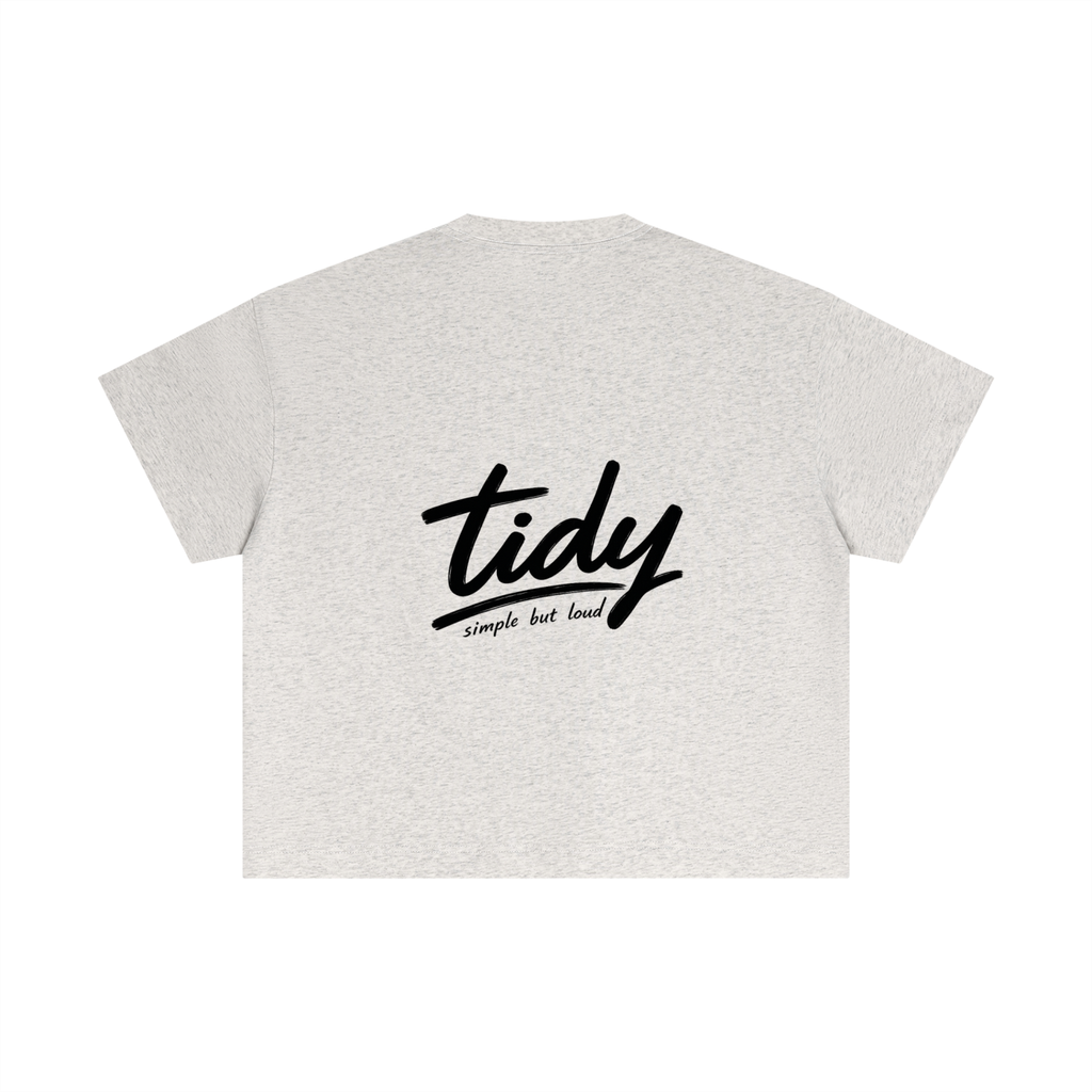 OG Collection Black Print Crop T-Shirt