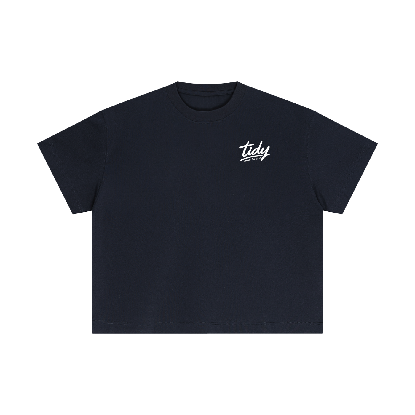 OG Collection White Print Crop T-Shirt