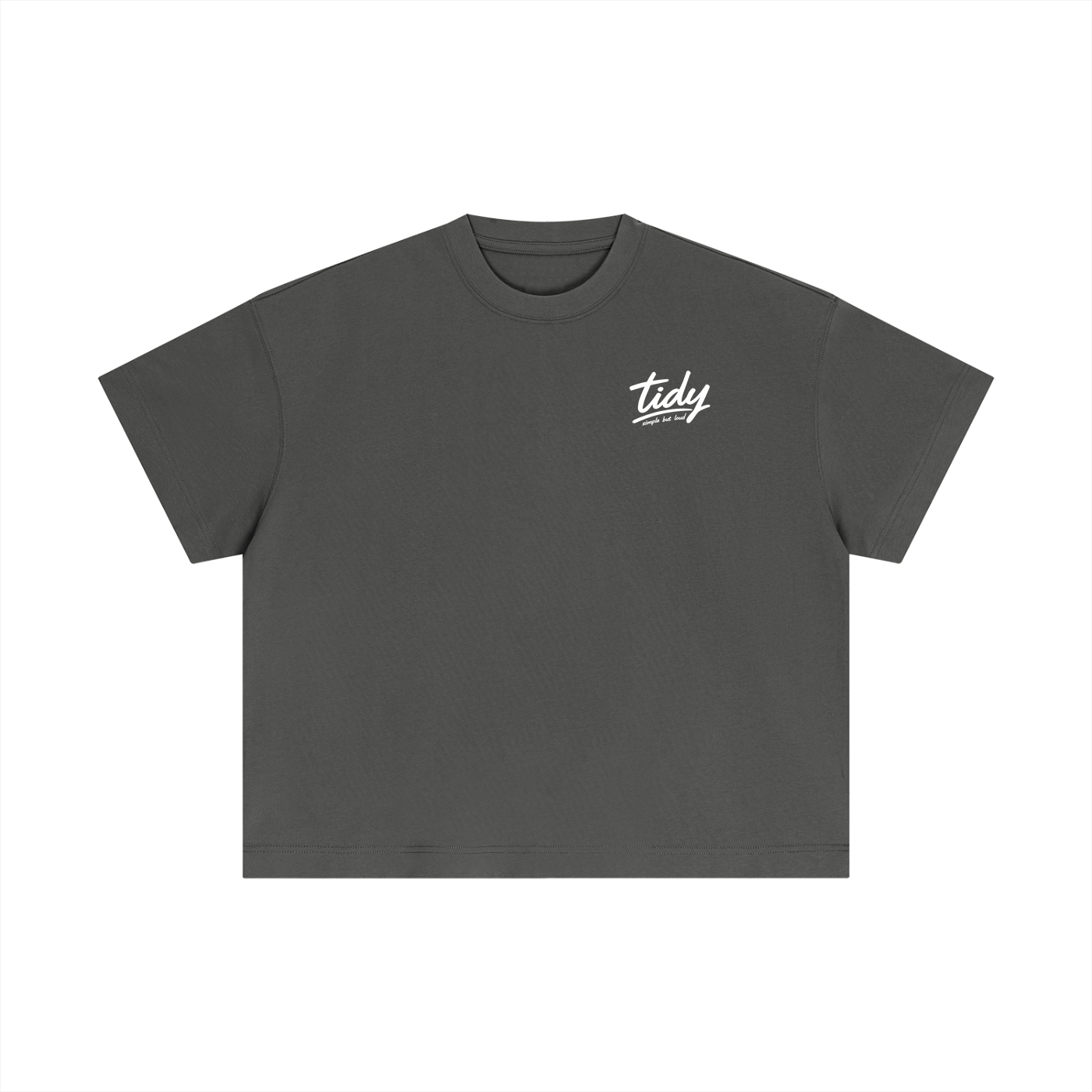 OG Collection White Print Crop T-Shirt