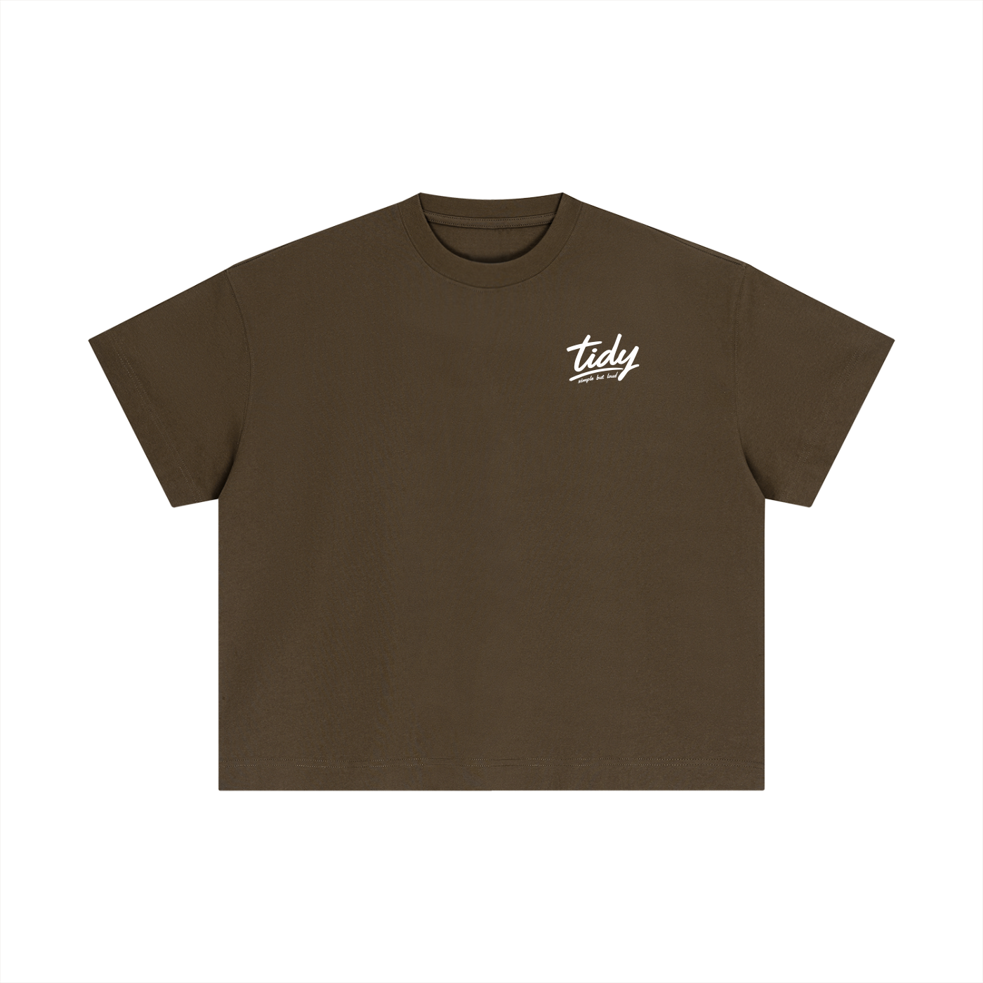 OG Collection White Print Crop T-Shirt