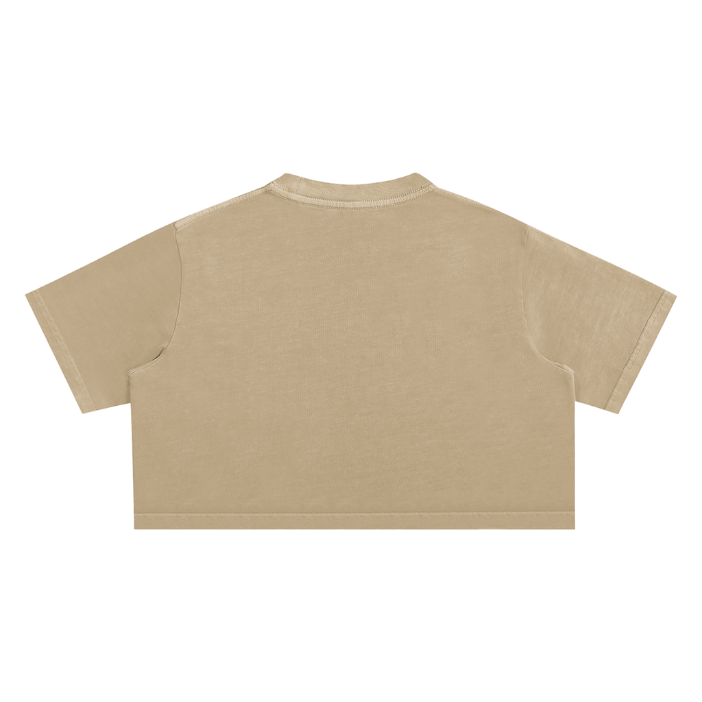 OG Collection Black Print Crop Top