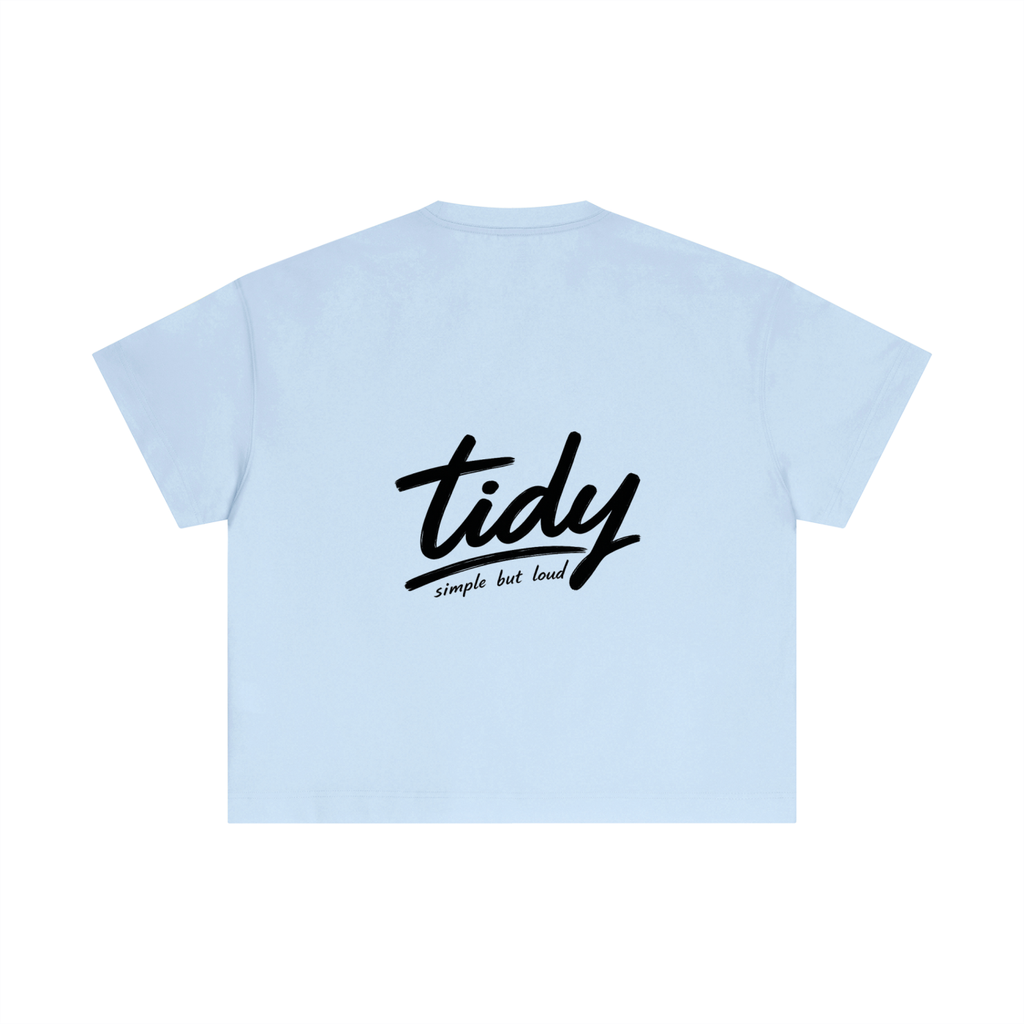 OG Collection Black Print Crop T-Shirt