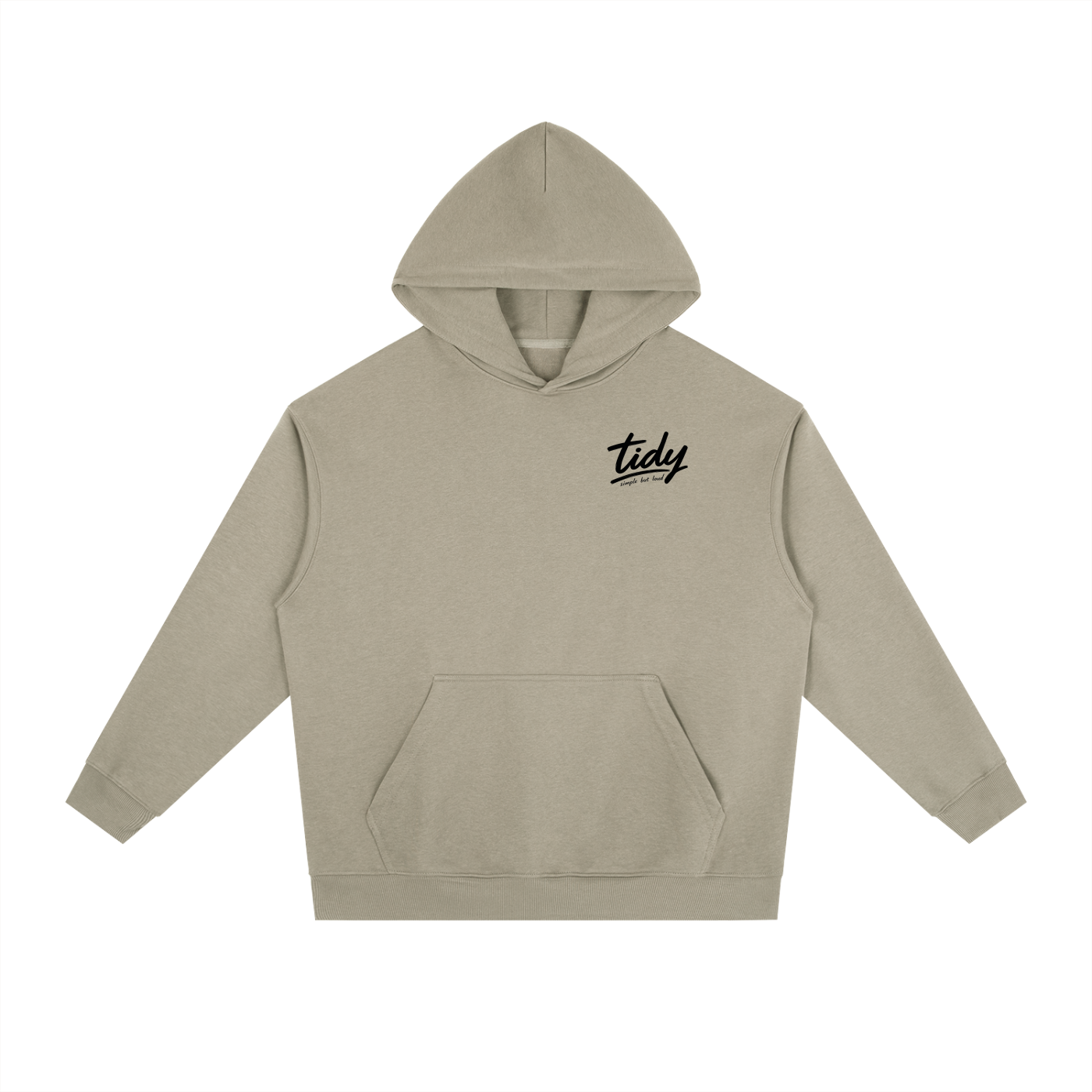 JP Dragon Black Print Drop-Shoulder Hoodie