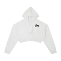 OG Collection Black Print Cropped Hoodie
