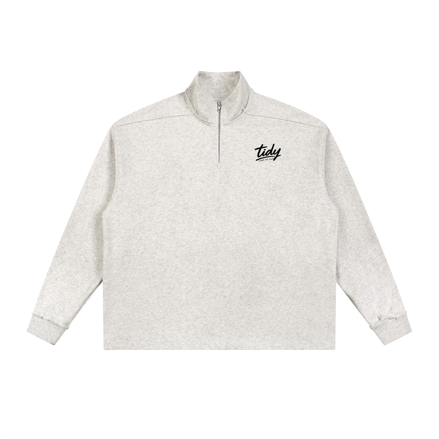 OG Collection Black Print Quarter-Zip Sweatshirt