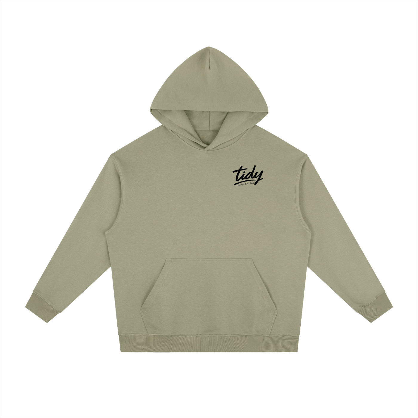 JP  Rising Sun Black Print Drop-Shoulder Hoodie