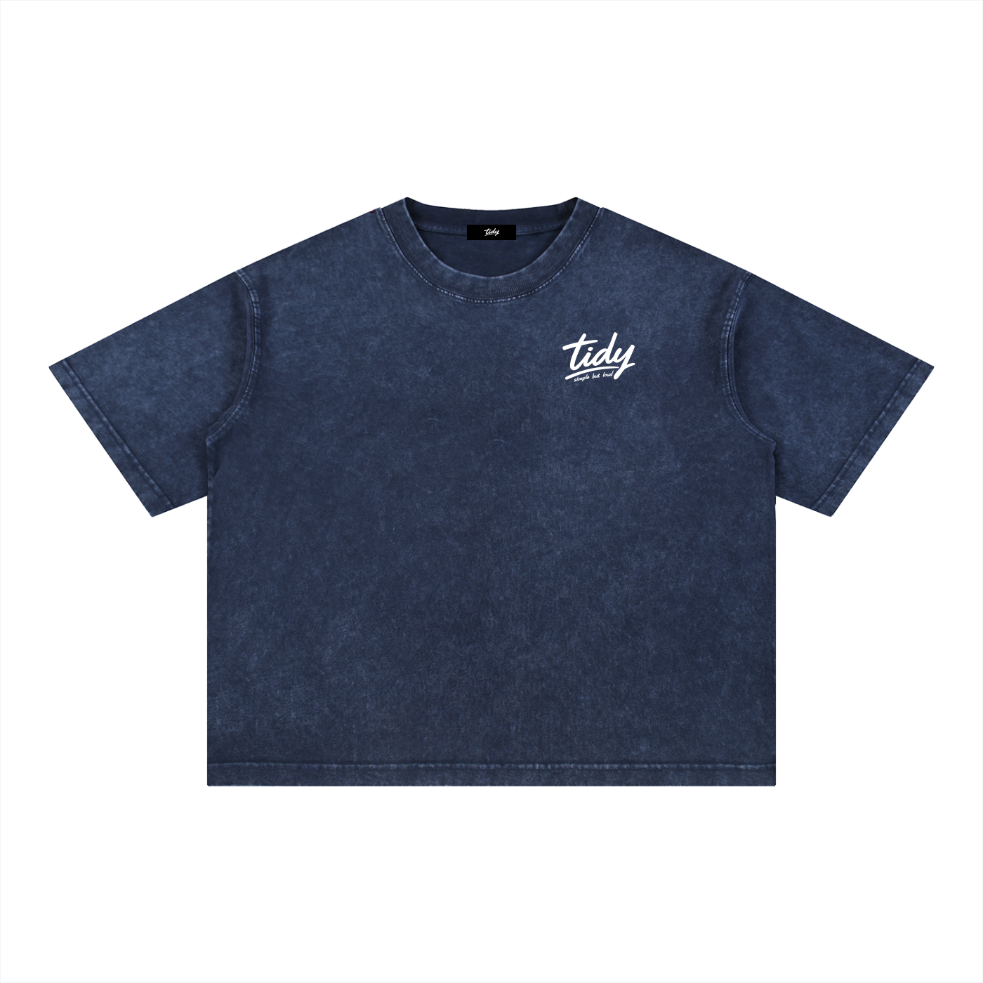 JP Dragon White Print Mineral WashT-Shirt