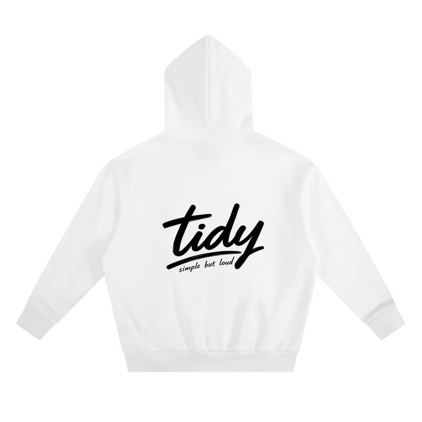 OG Collection Black Print Heavyweight Hoodie
