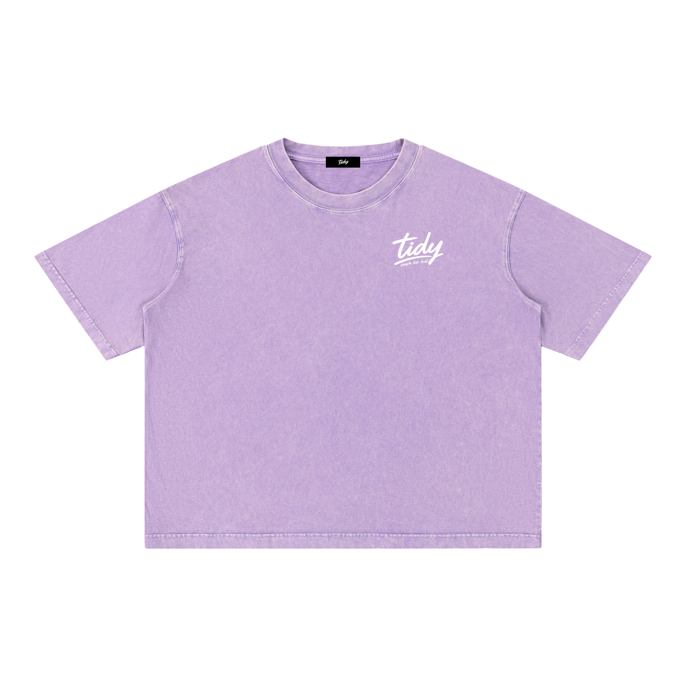 JP Temple White Print Mineral Wash T-Shirt