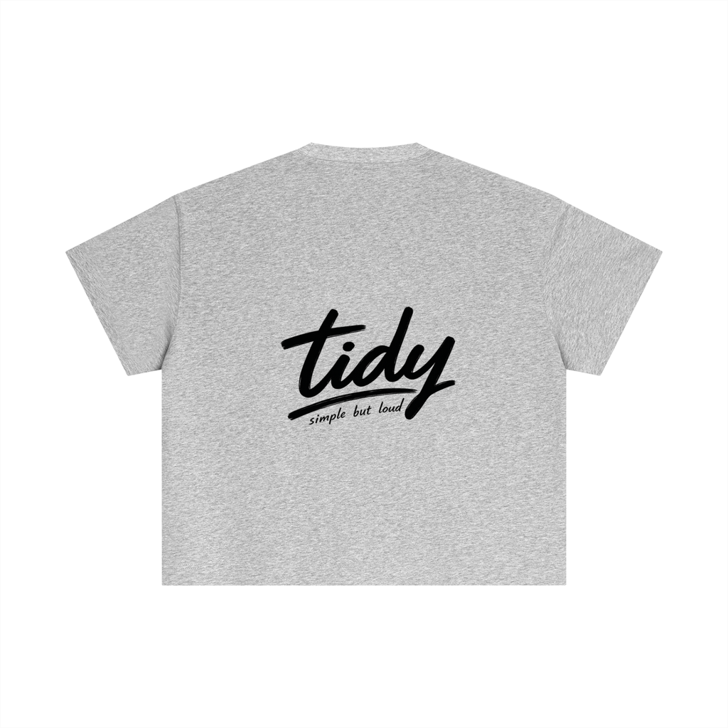 OG Collection Black Print Crop T-Shirt
