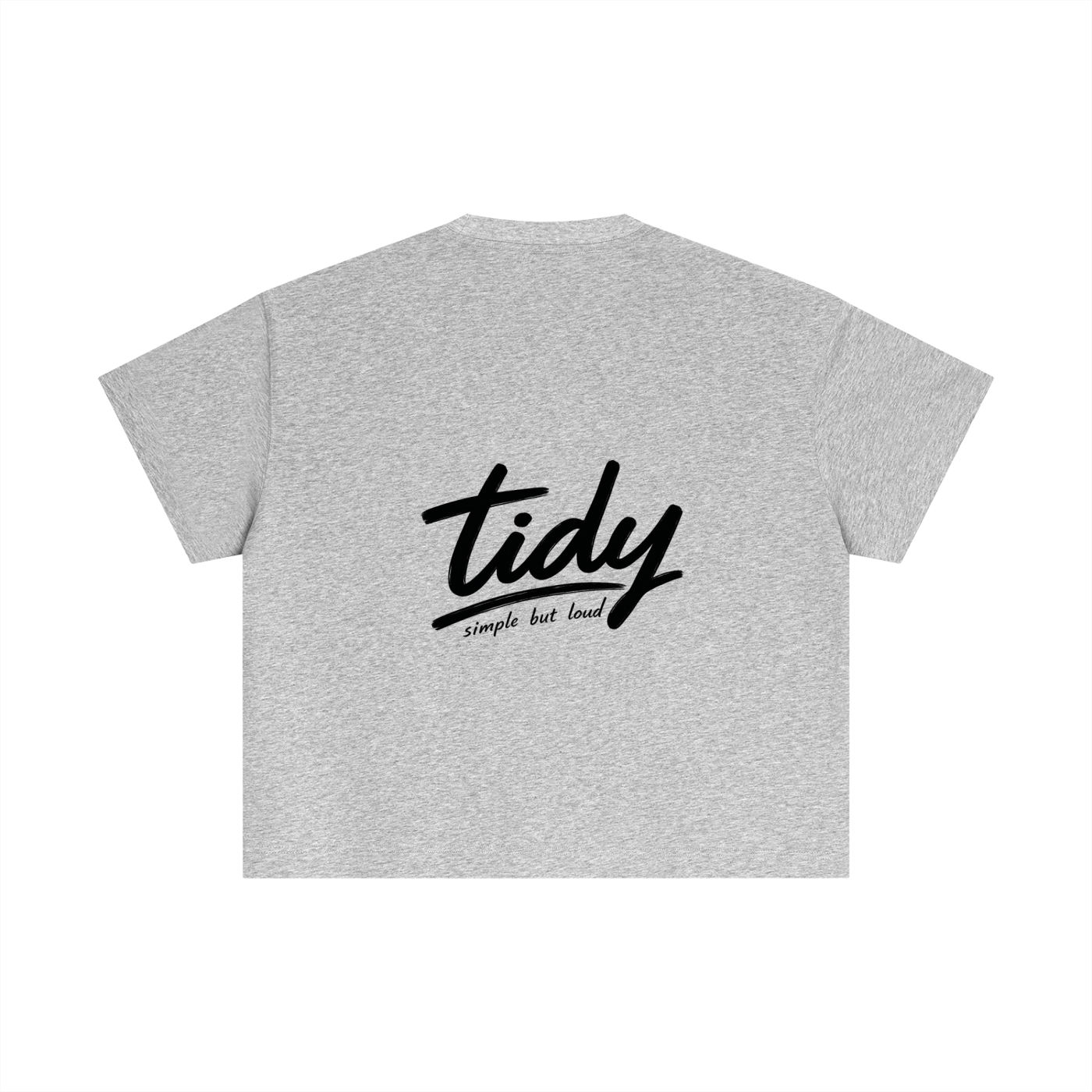 OG Collection Black Print Crop T-Shirt