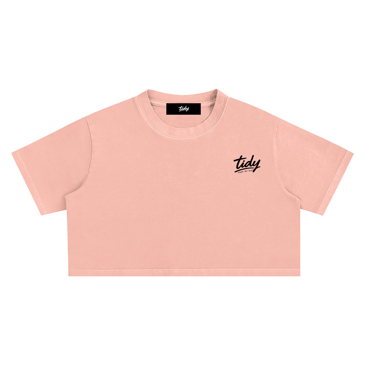 OG Collection Black Print Crop Top