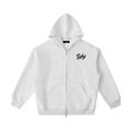 JP Temple Black Print Zip Up Hoodie