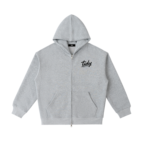 JP Dragon Black Print Zip Up Hoodie