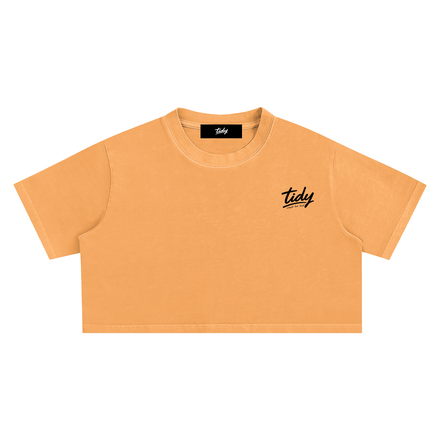 OG Collection Black Print Crop Top