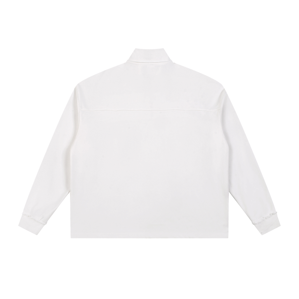 OG Collection Black Print Quarter-Zip Sweatshirt