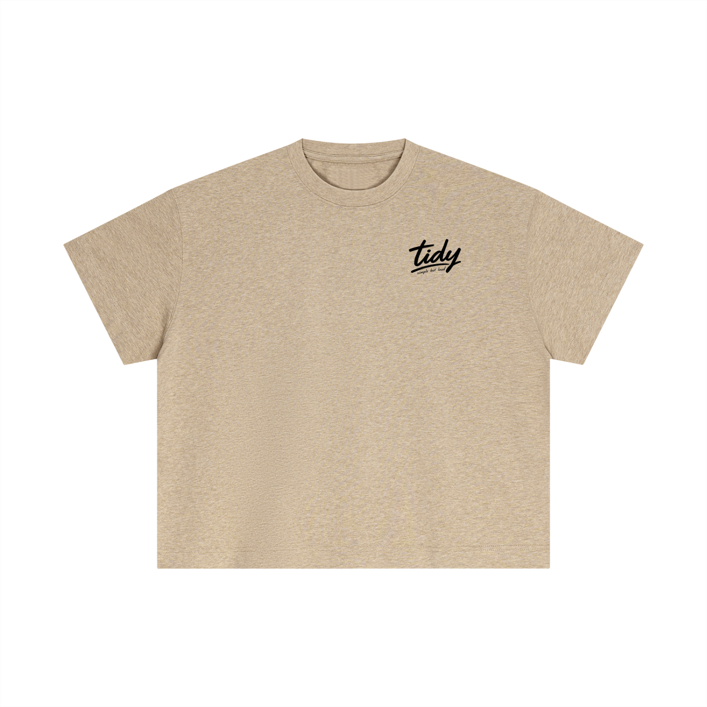 OG Collection Black Print Crop T-Shirt