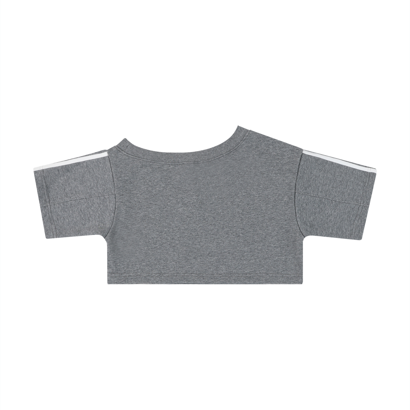 OG Collection White Print Off-the-Shoulder Crop T-Shirt