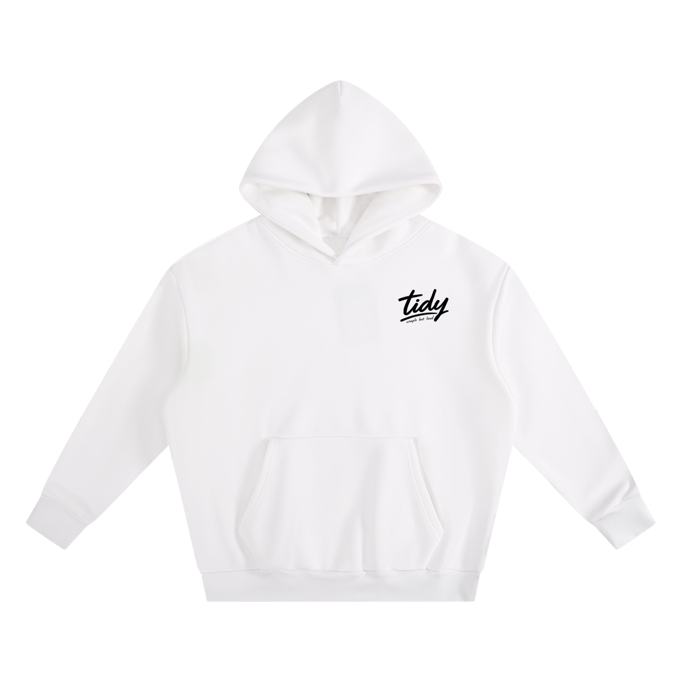 OG Collection Black Print Heavyweight Hoodie