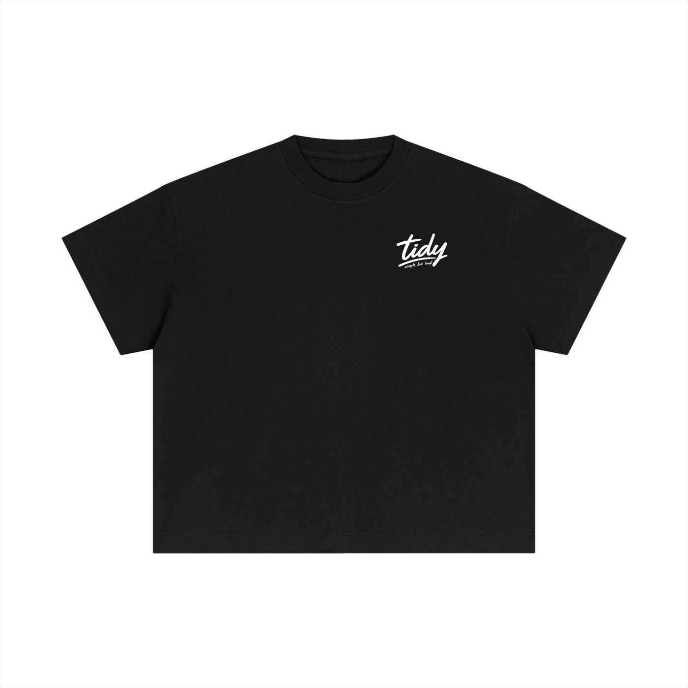 OG Collection White Print Crop T-Shirt