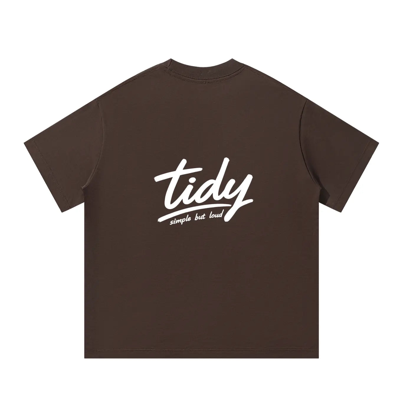 Tidy Originals Oversized Tee — White Logo ODMPOD