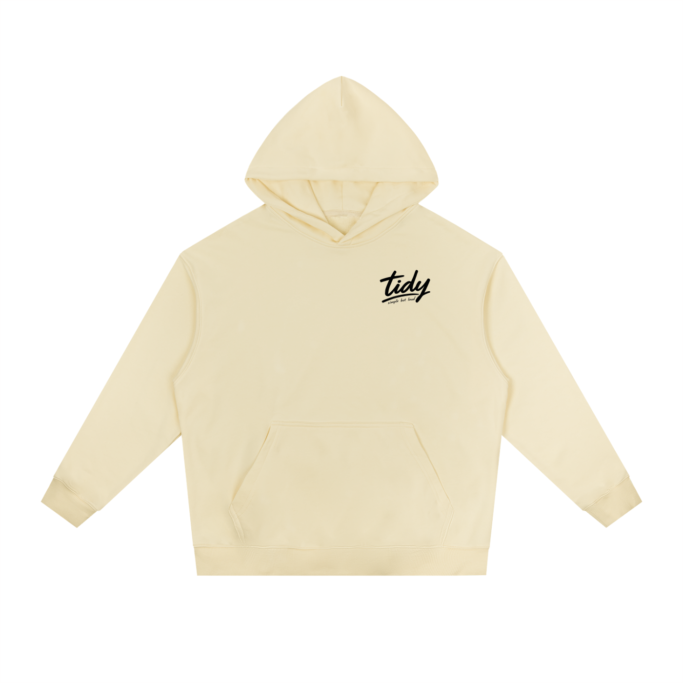 JP Dragon Black Print Drop-Shoulder Hoodie