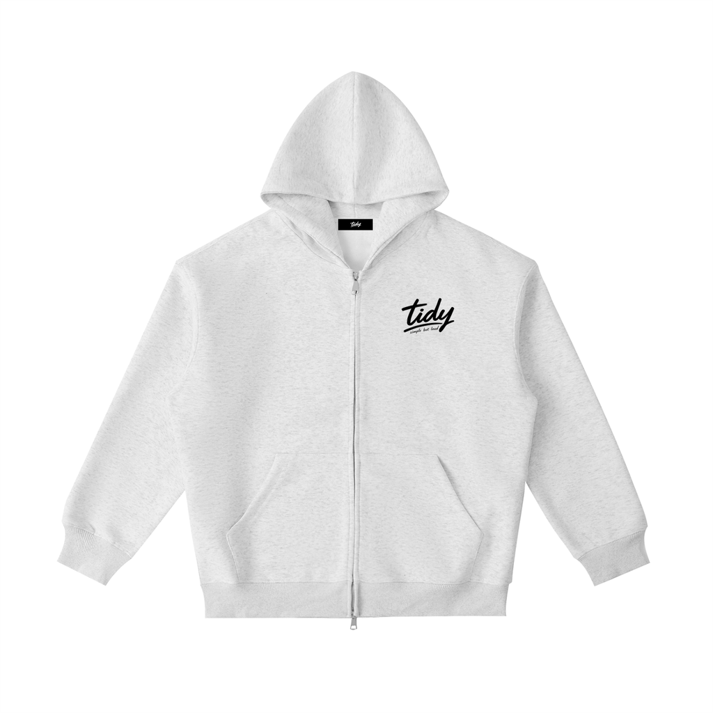 JP Dragon Black Print Zip Up Hoodie