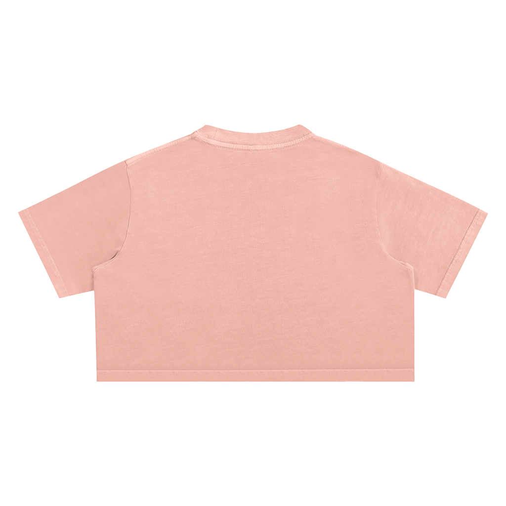 OG Collection Black Print Crop Top