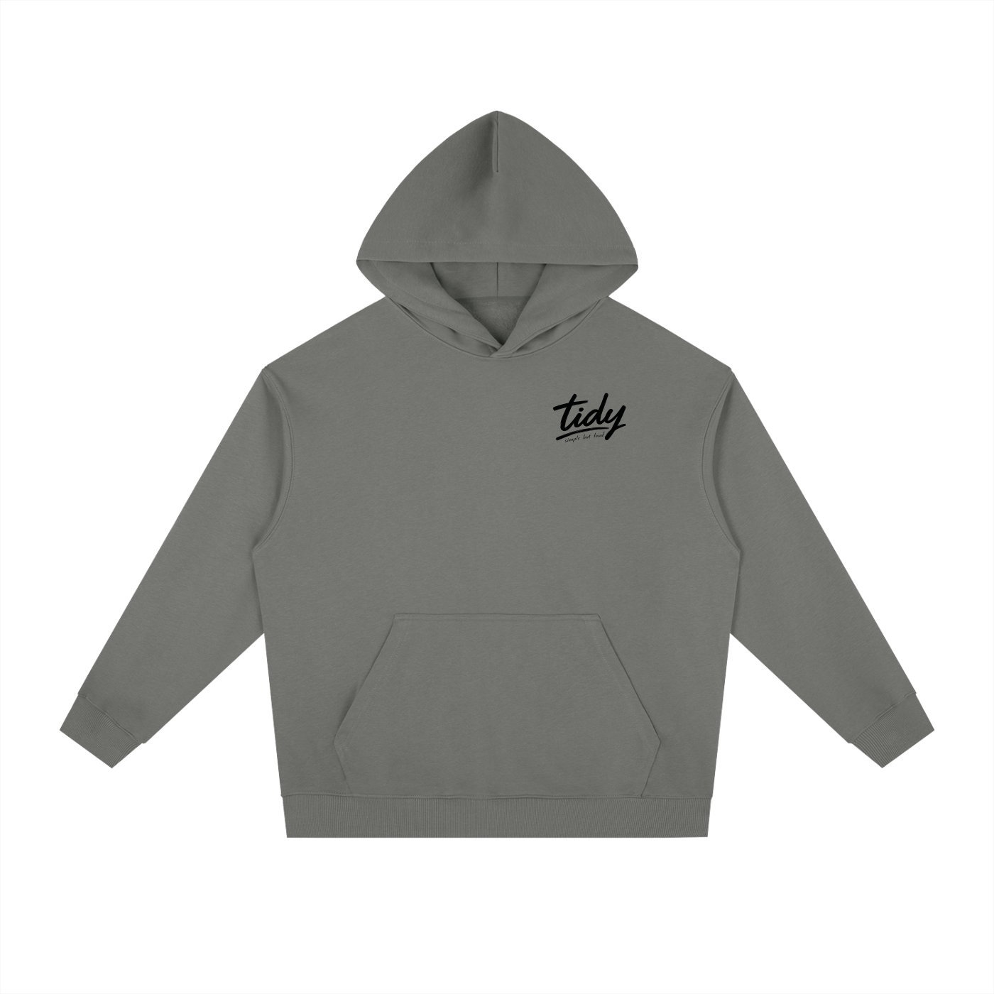 JP  Rising Sun Black Print Drop-Shoulder Hoodie