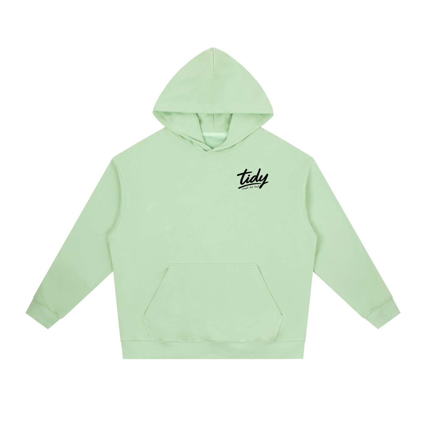 JP Dragon Black Print Drop-Shoulder Hoodie