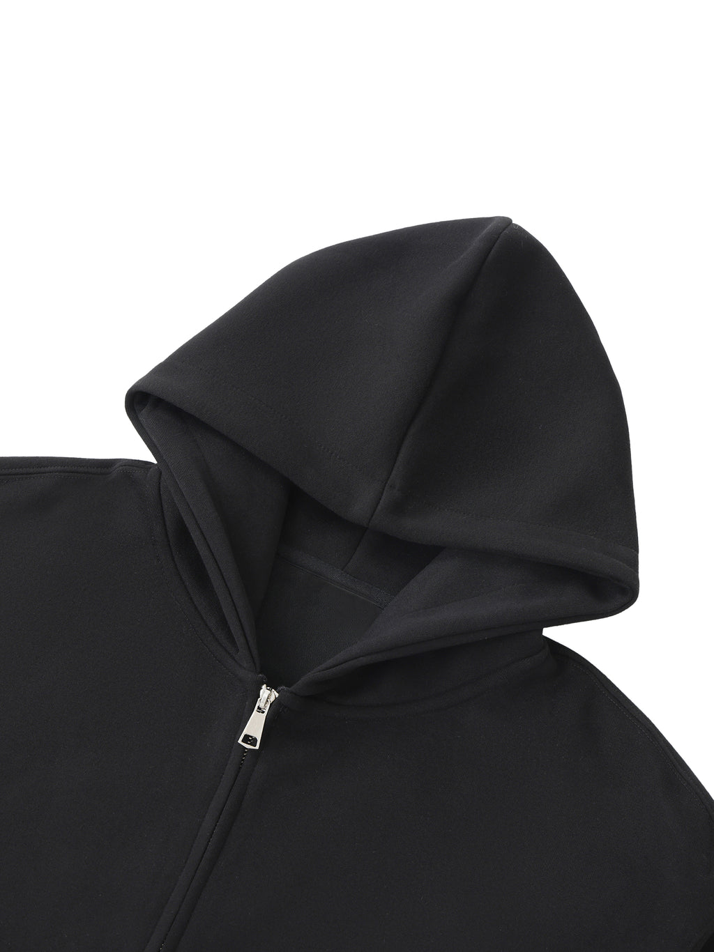 OG White Print Heavyweight Zip-Up Hoodie