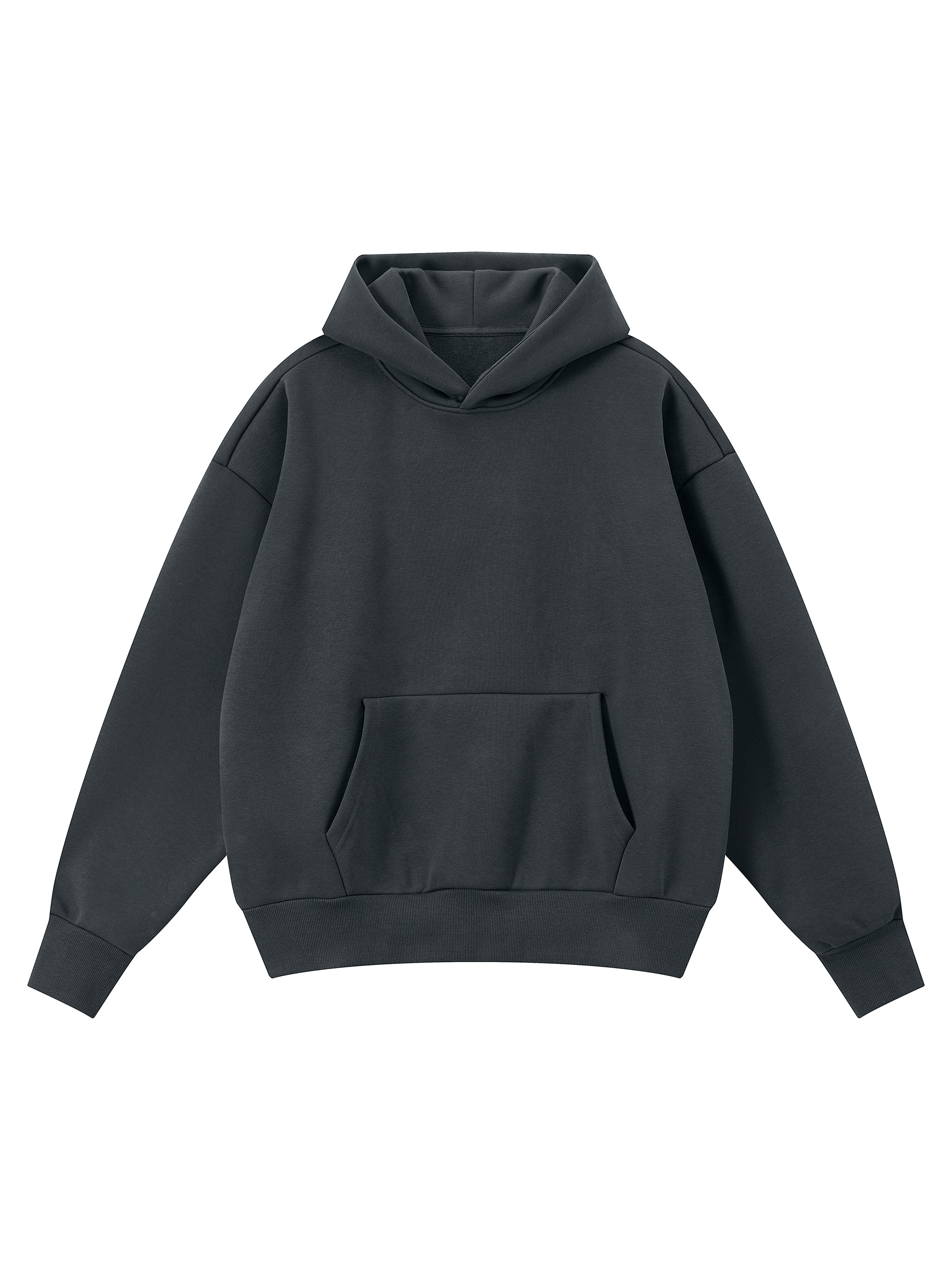 OG  White Print Heavyweight Boxy Fleece Hoodie