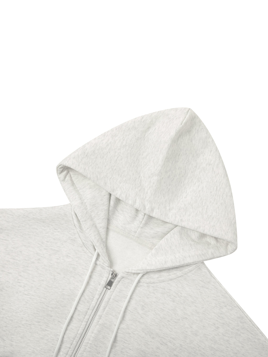 OG Black Print Essential Cropped Zip-Up Hoodie