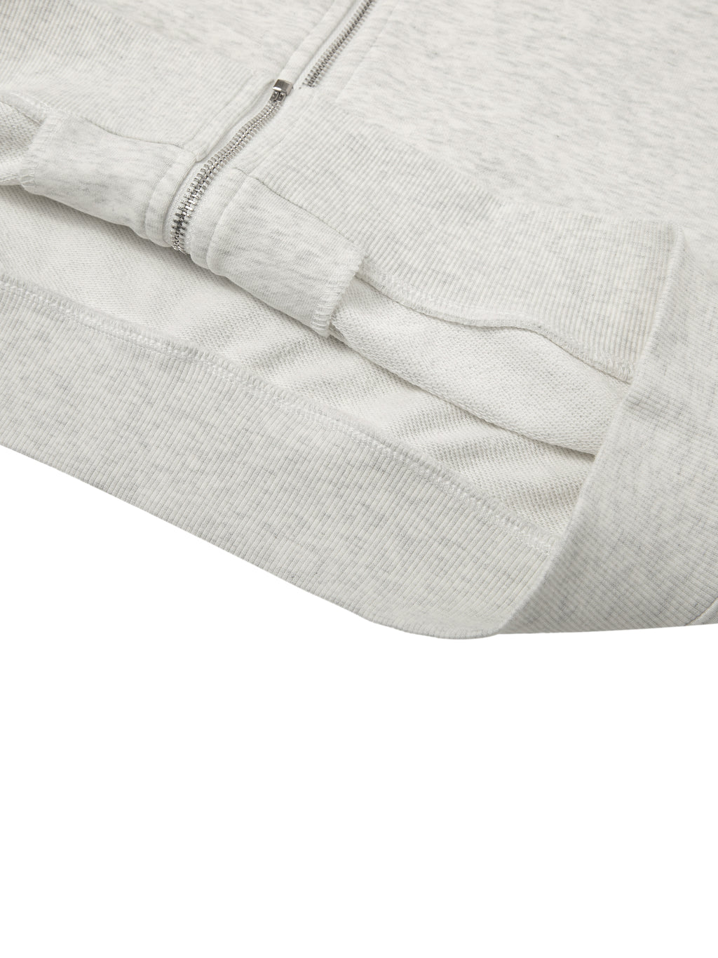 OG Black Print Essential Cropped Zip-Up Hoodie