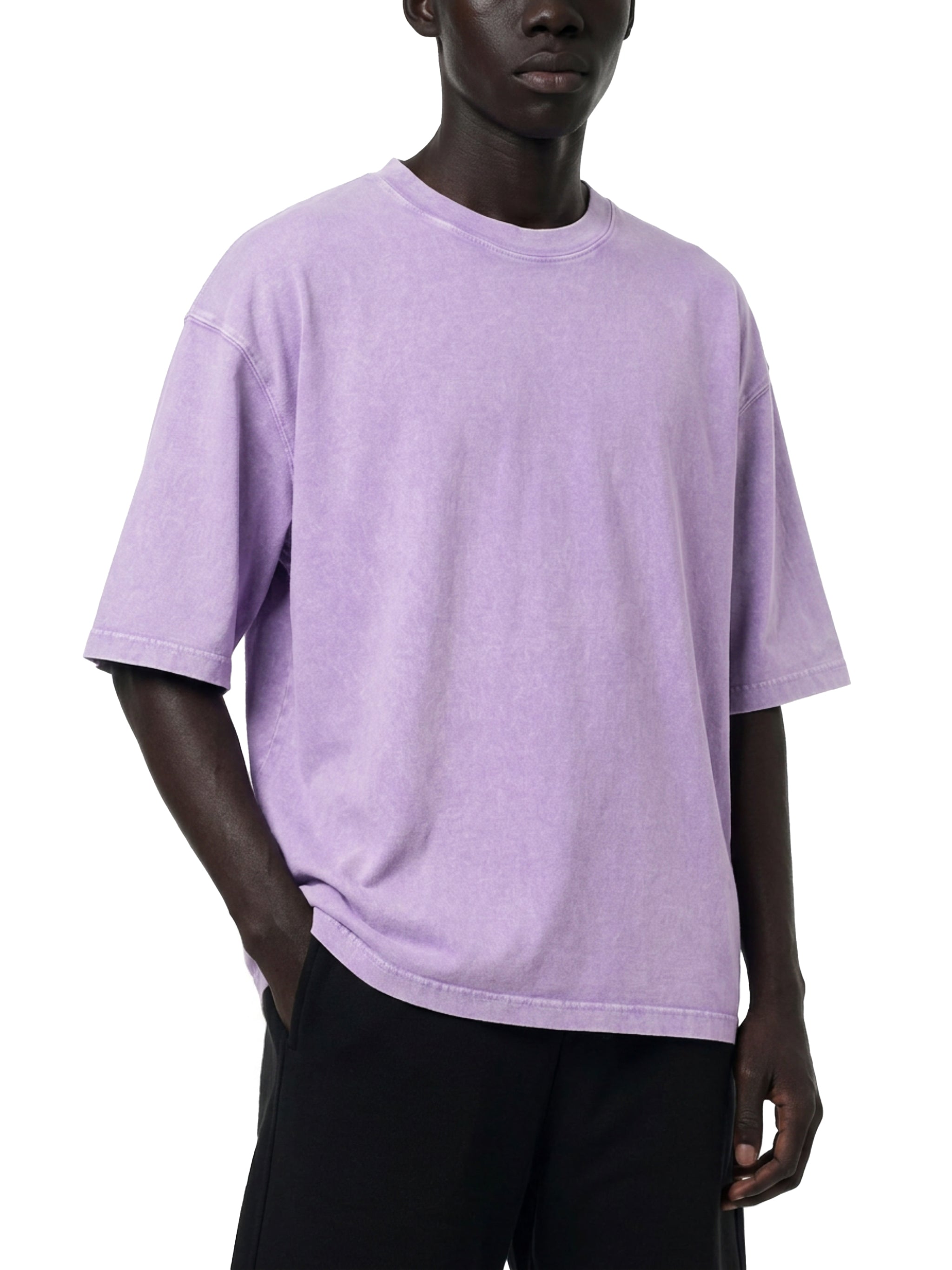 JP Dragon Black Print Mineral Wash T-Shirt
